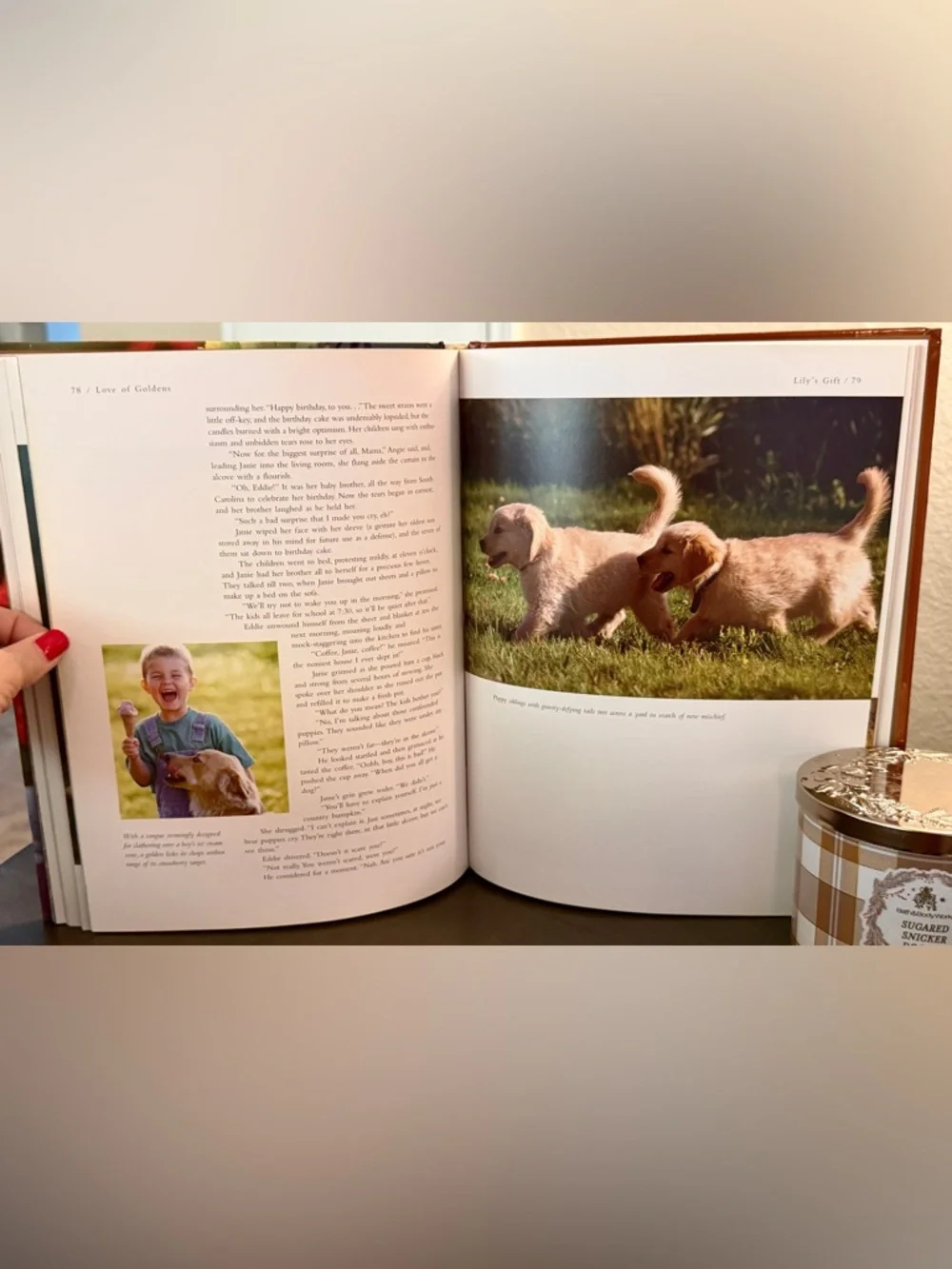 3 Dog Books/Bookmark~Love of Goldens, 101 Uses for a Golden, What Dogs Teach Us